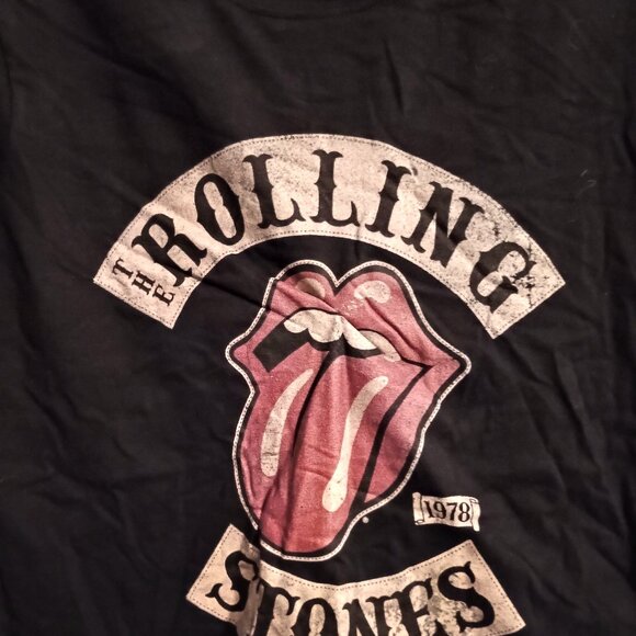 Rolling Stones Black Tshirt, Unisex, XL, New - Picture 2 of 3